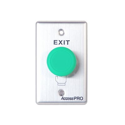 Botón Tipo Hongo Color Verde / NO, NC, COM / Acción Momentánea