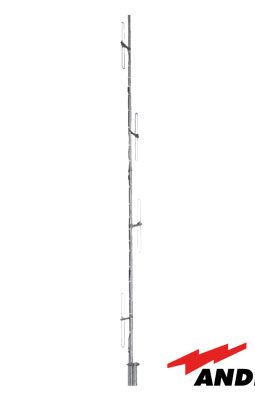 Antena base de 4 Dipolos, 155-165 MHz