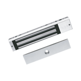 Chapa Magnética de 600 Lbs (280 Kg) / Montaje en Puerta Normal o de Vidrio / Certificado CE /  Para Uso en Interior / Indicador LED / Magnetismo Anti-residual