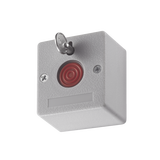 Botón de Pánico Cableado / Compatible con Cualquier Panel de Alarma / LLave de Seguridad / NO / NA / Material Retardante al Fuego (ABS)