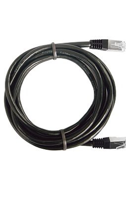 Cable de parcheo FTP Cat5e - 3.0 m - negro