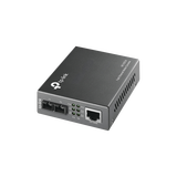 Convertidor Multimedia Multi-modo, 1 puerto RJ45 10/100 Mbps, conector de fibra SC, hasta 2 KM