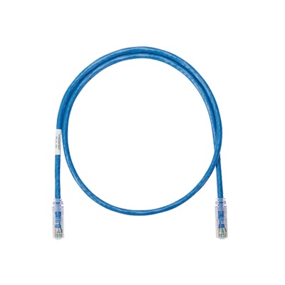 Cable de parcheo UTP Categoría 6, con plug modular en cada extremo - 1.5 m. - Azul