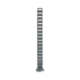 Organizador de cables vertical articulado, ideal para llevar los cables del piso a mesa o a la cubierta del escritorio de manera segura