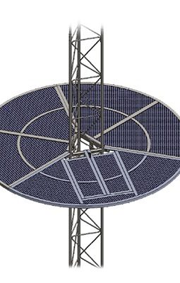 Sistema antiescala tipo sombrilla para torre STZ35.