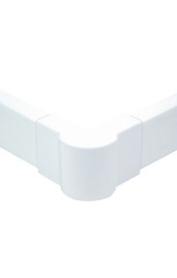 Esquinero exterior blanco para canaleta PT48 (6110-01002)