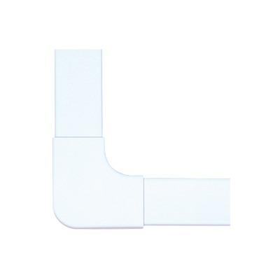 Sección en L color blanco de PVC auto extinguible,  para canaleta PT48 (6130-01002)