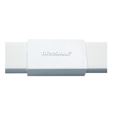 Pieza de unión color blanco de PVC auto extinguible, para canaletas TMK1020, TMK1020SD, TMK1020CD (5180-02001)